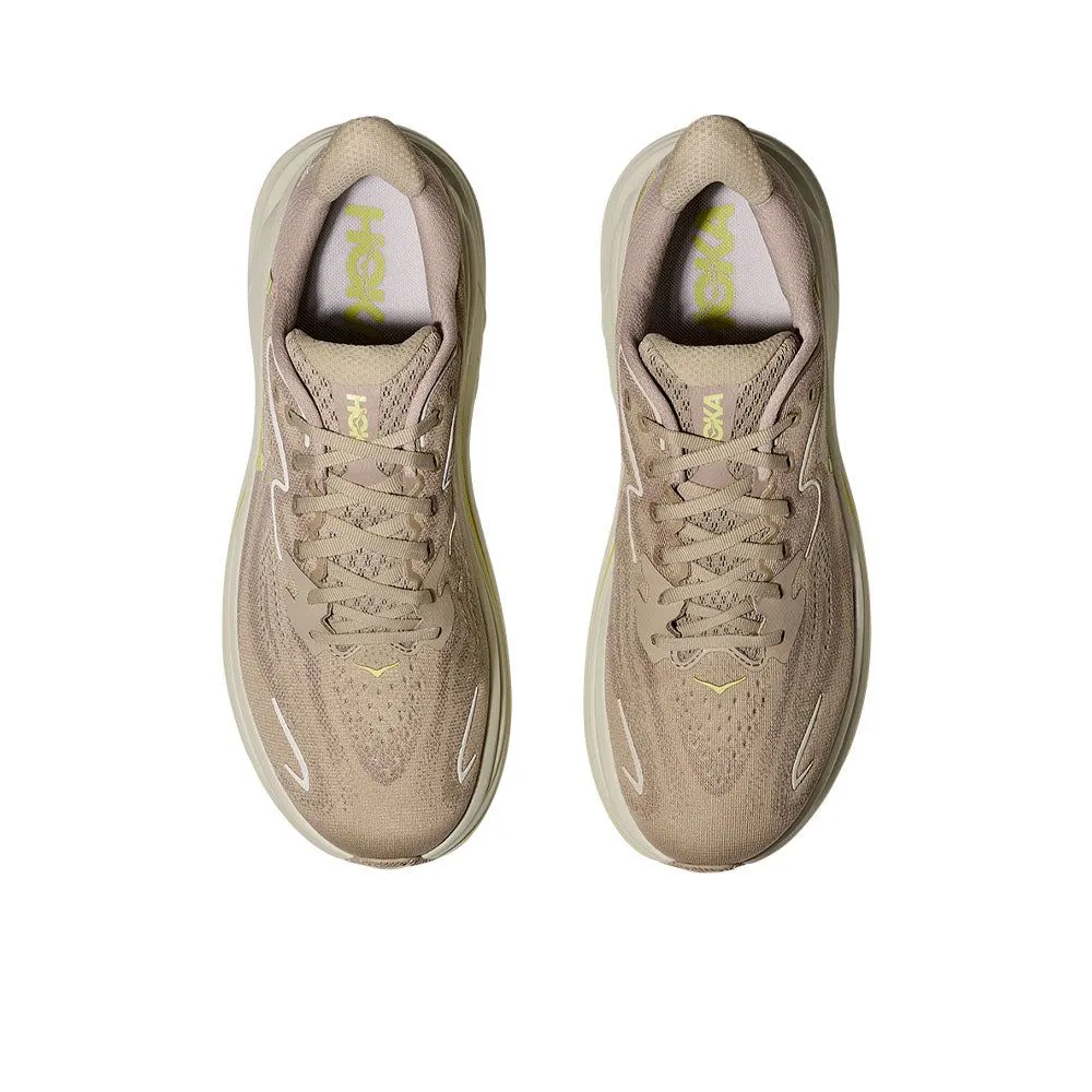 HOKA Clifton 10 Wide Men Running Shoes Cream - HO229SH160ELTH