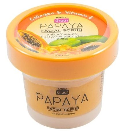 Скраб для лица с папайей Banna 100 мл