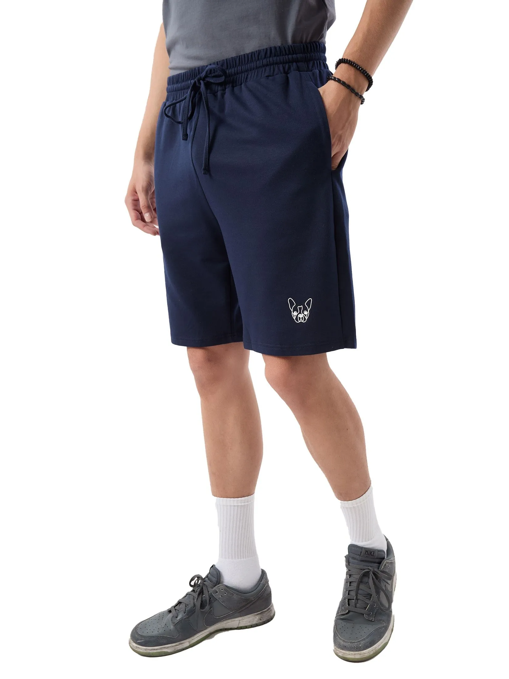 ESP Frenchie  Sweatshorts Men Navy Blue Size - XL