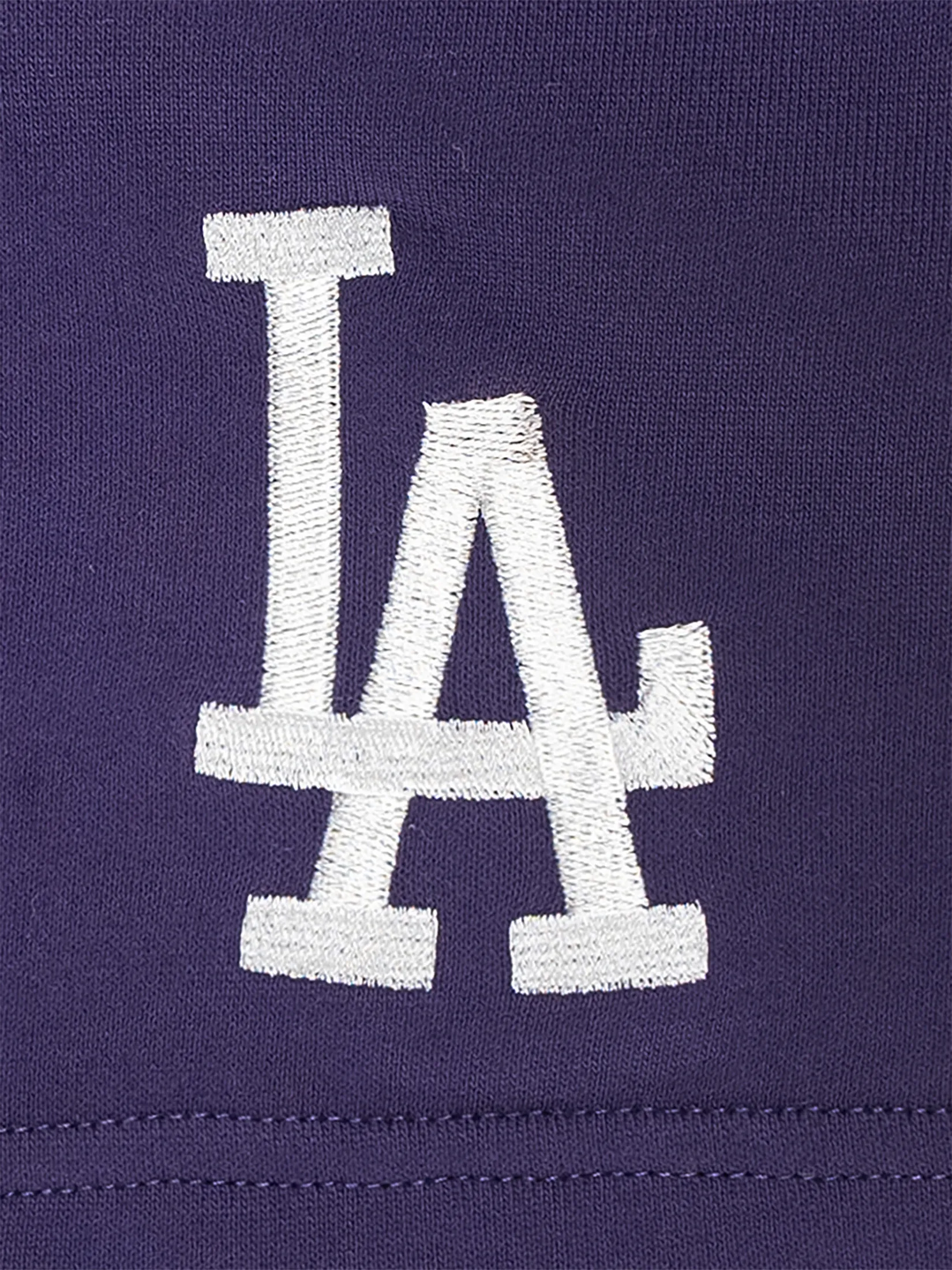NEW ERA WOMEN KNIT SHORTS COLOR ERA LOS ANGELES DODGERS PURPLE