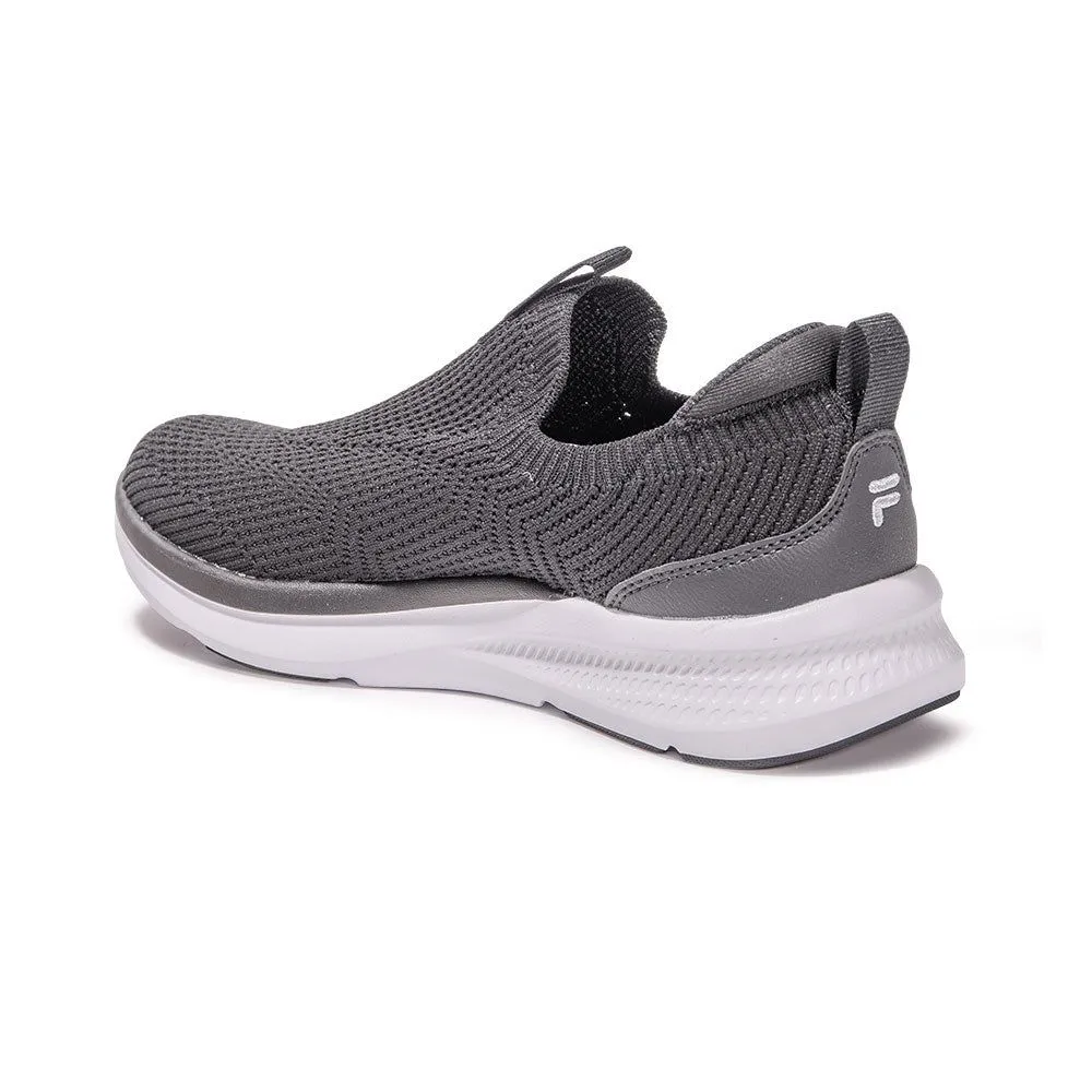 FILA Women Running Shoes Knit Slip-On Grey - FI039SH580ELTH