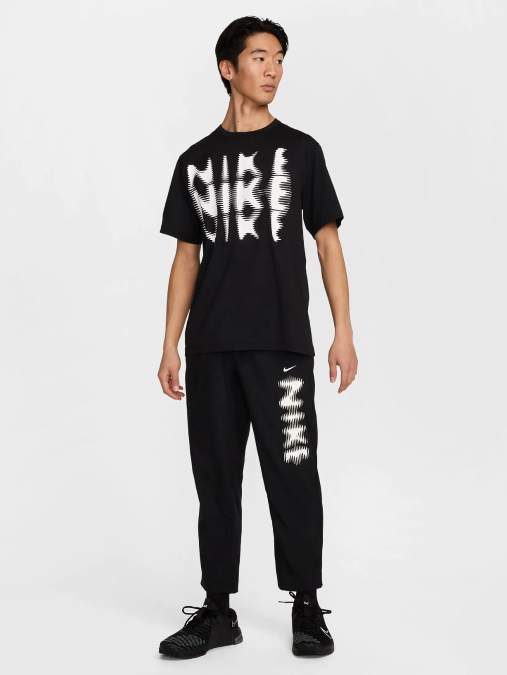 NIKE Men Versatile Pants Form Dri-Fit Black/White
