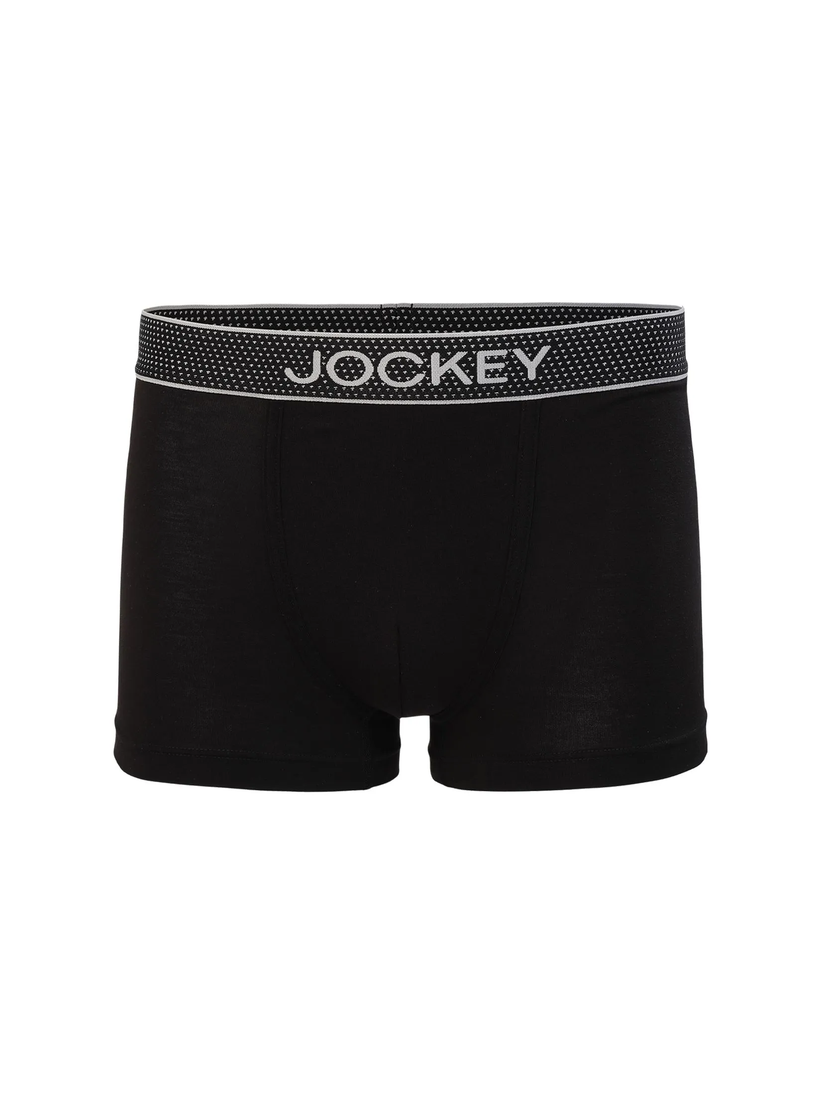 JOCKEY UNDERWEAR Men's EXTRA DRY TRUNKS BLACK