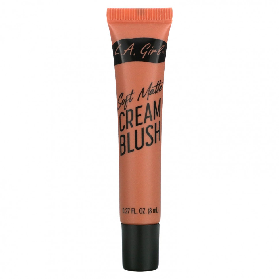 L.A. Girl, Blendable Cheek + Lip Color, мягкие матовые кремовые румяна, для взрослых, 8 мл (0,27 жидк. Унции) - LAG-96442-Grace