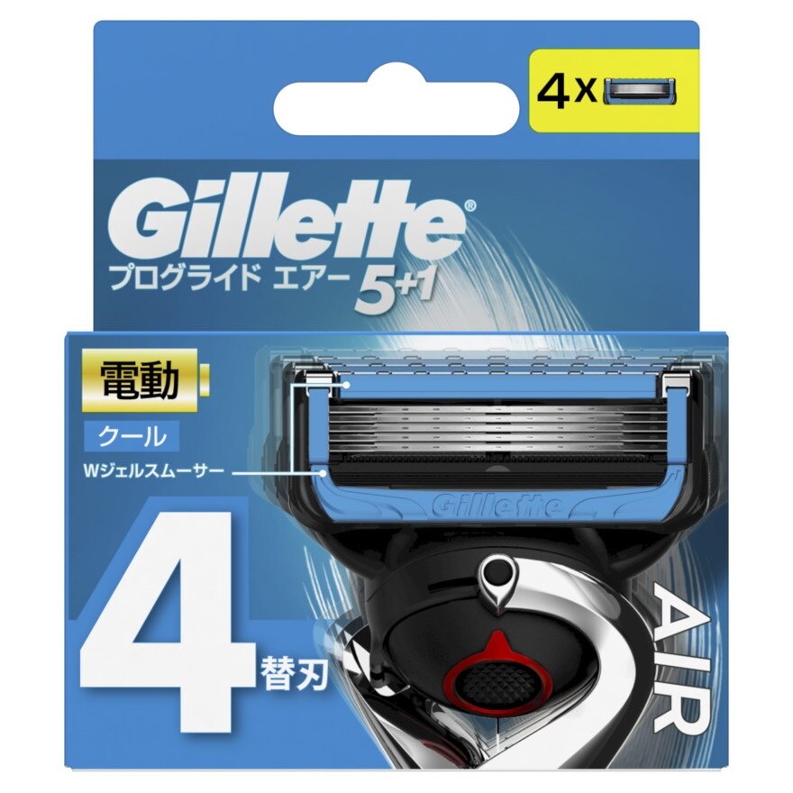Gillette Proglide Power Air Blades 4'S - Blue