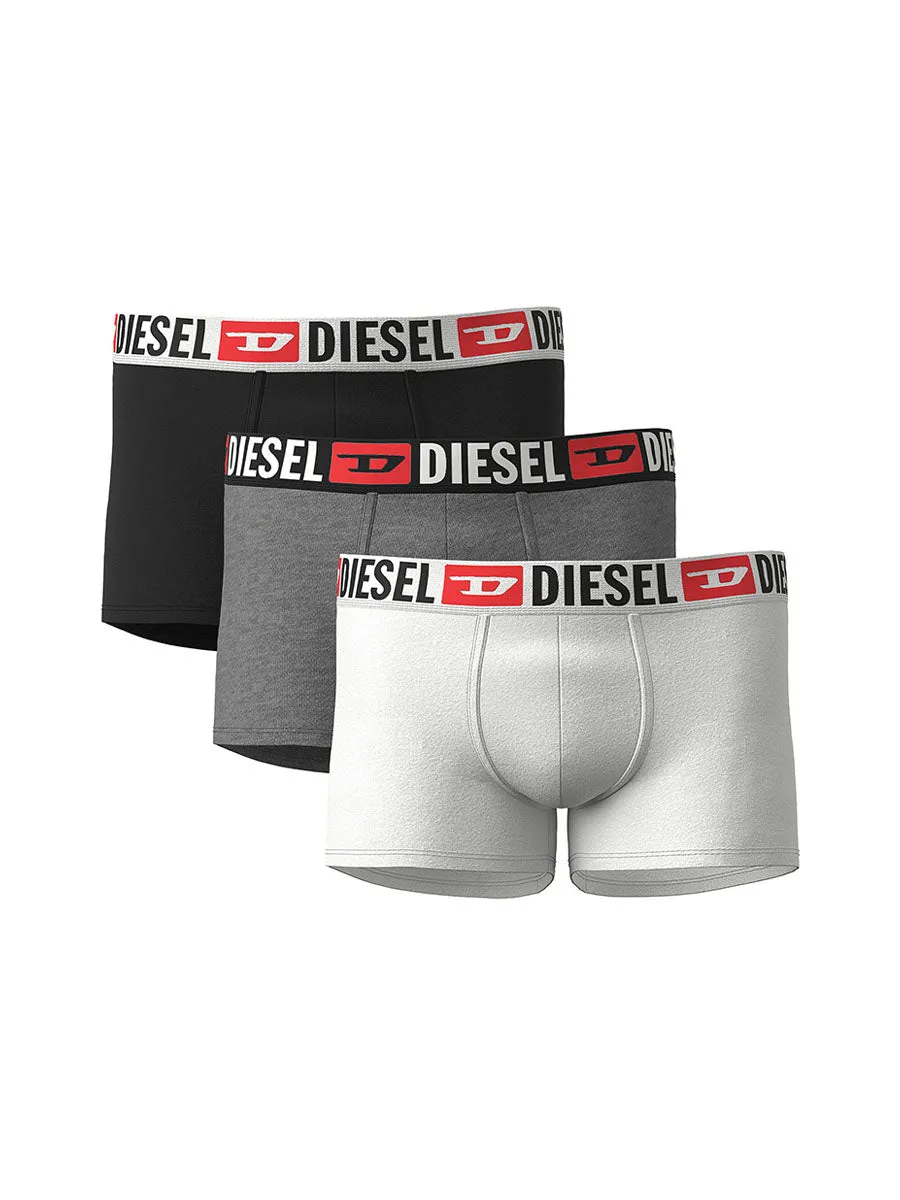 DIESEL Men Underwear UMBX-DAMIENTHREEPACK BOXE Multicolor Pack 3 Pcs