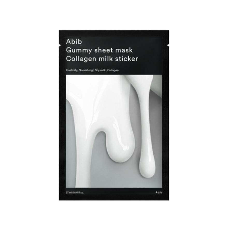 Abib Gummy Sheet Mask Collagen Milk Sticker 1'S - White