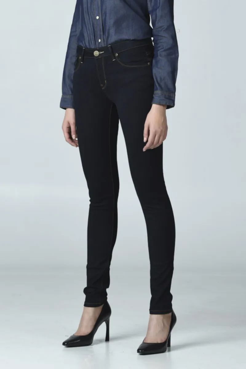 MC JEANS Women s Jeans slim MBDP13400 Black