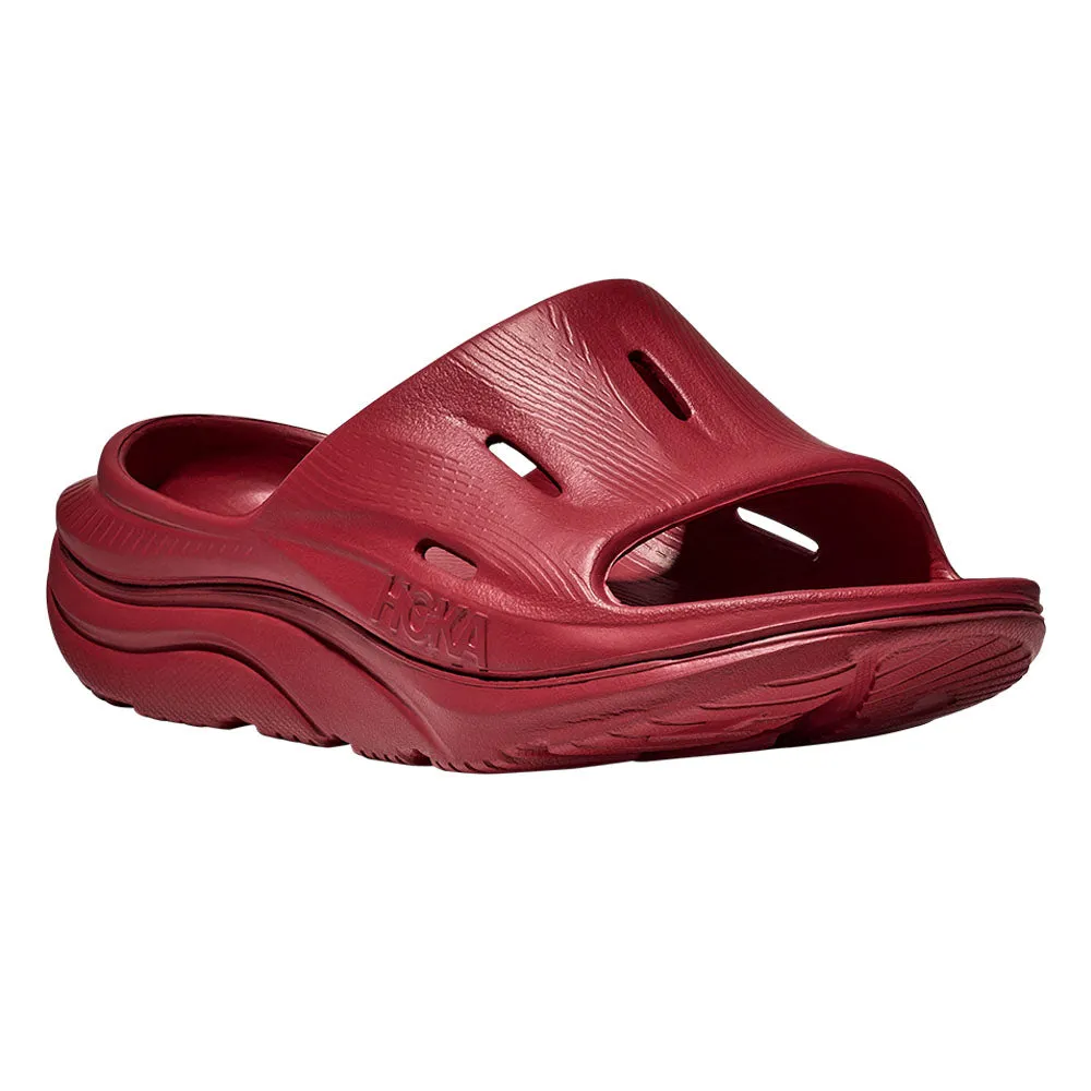 HOKA Ora Recovery Slide 3 Unisex Sandals Red - HO229SH110ELTH