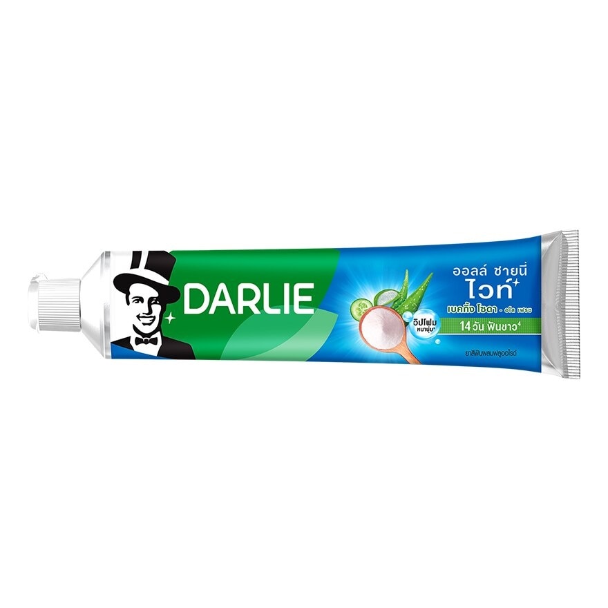 Darlie Toothpaste All Shiny White Baking Soda Aloe Fresh 140 G.