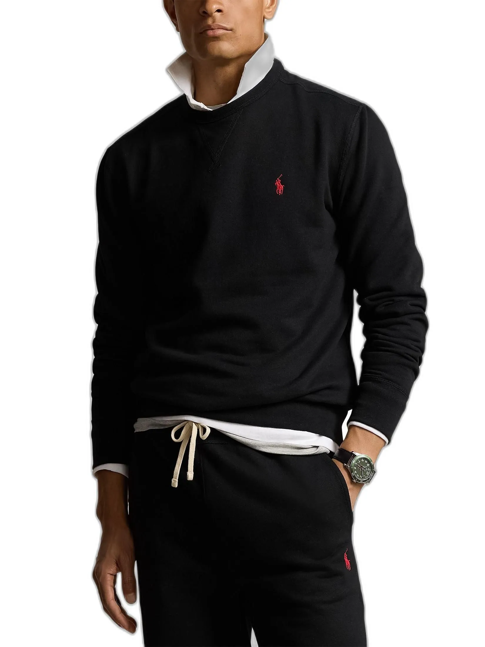 POLO RALPH LAUREN Men Pullover-The RL Fleece Sweatshirt MNPOKNI16820266-Black