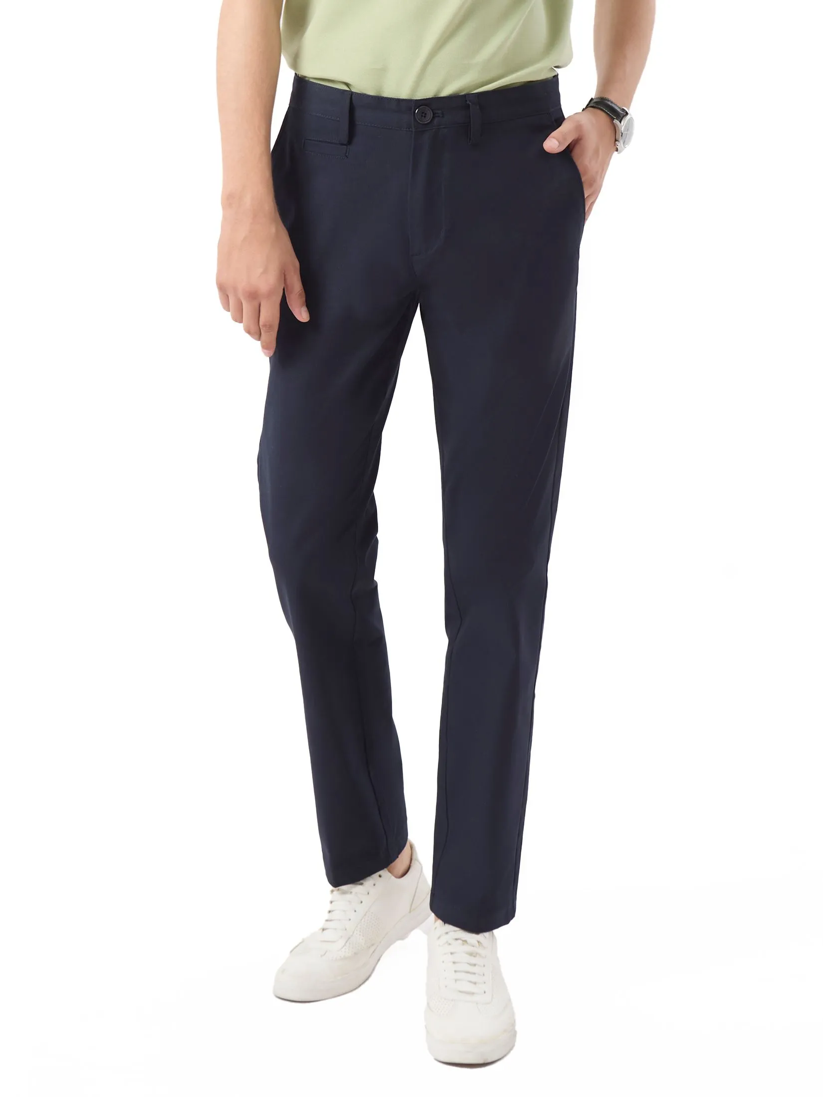 LTD Slim Fit Chino Pants Men Navy Blue