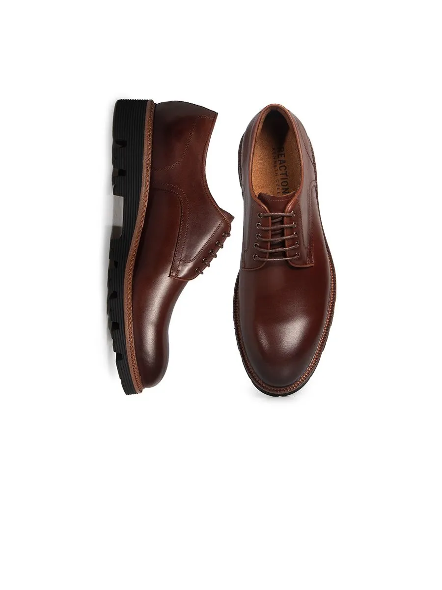 KENNETH COLE MEN DRESS SHOES DANIEL CHUNKY / BROWN