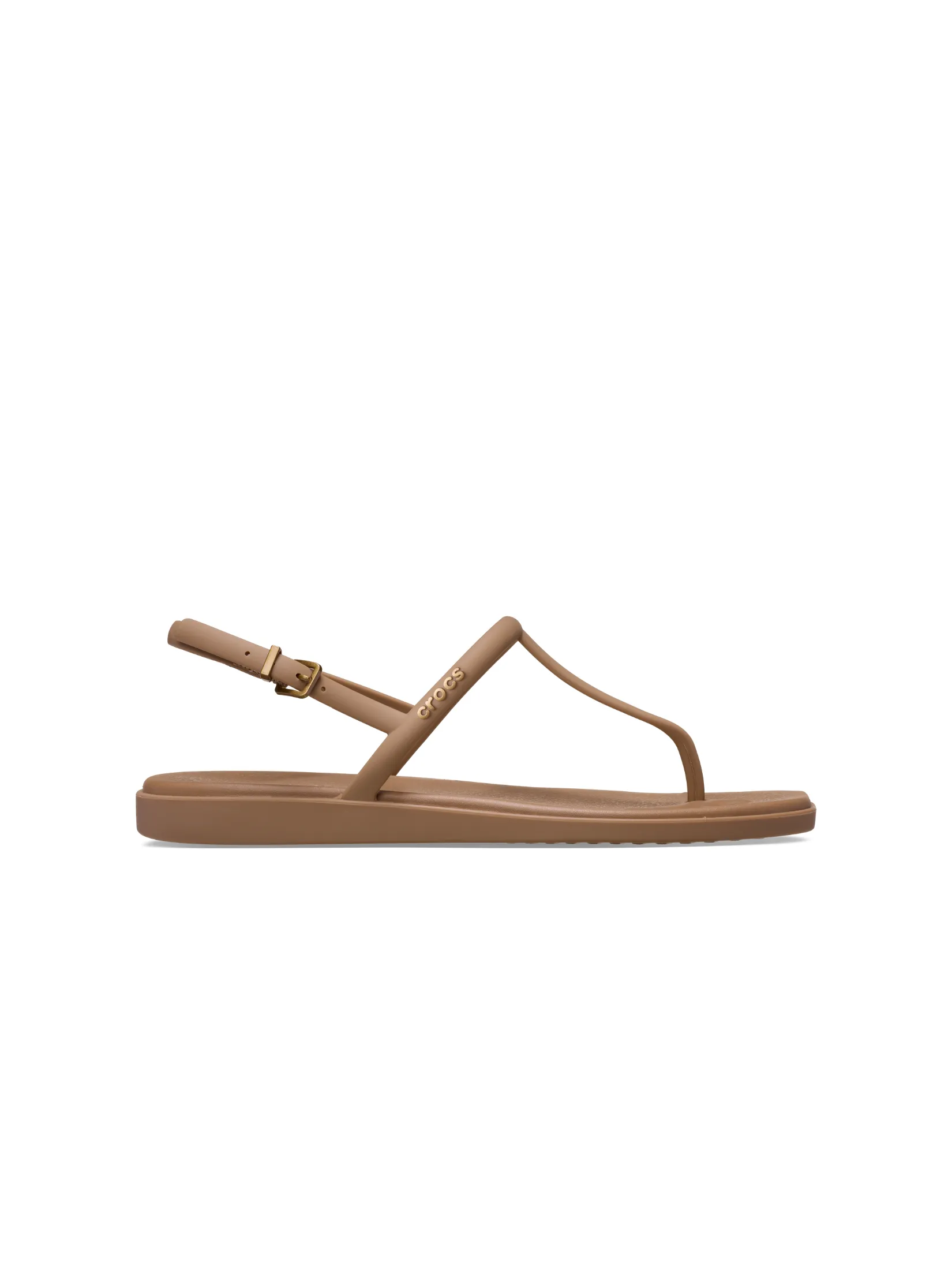 CROCS WOMEN'S  MIAMI THONG FLIP - MILK CHOCOLATE