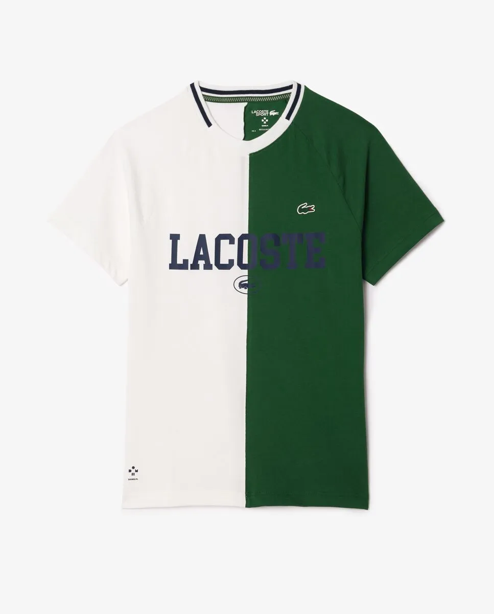 LACOSTE Lacoste SPORT x Daniil Medvedev Ultra-Dry Tennis T-Shirt White