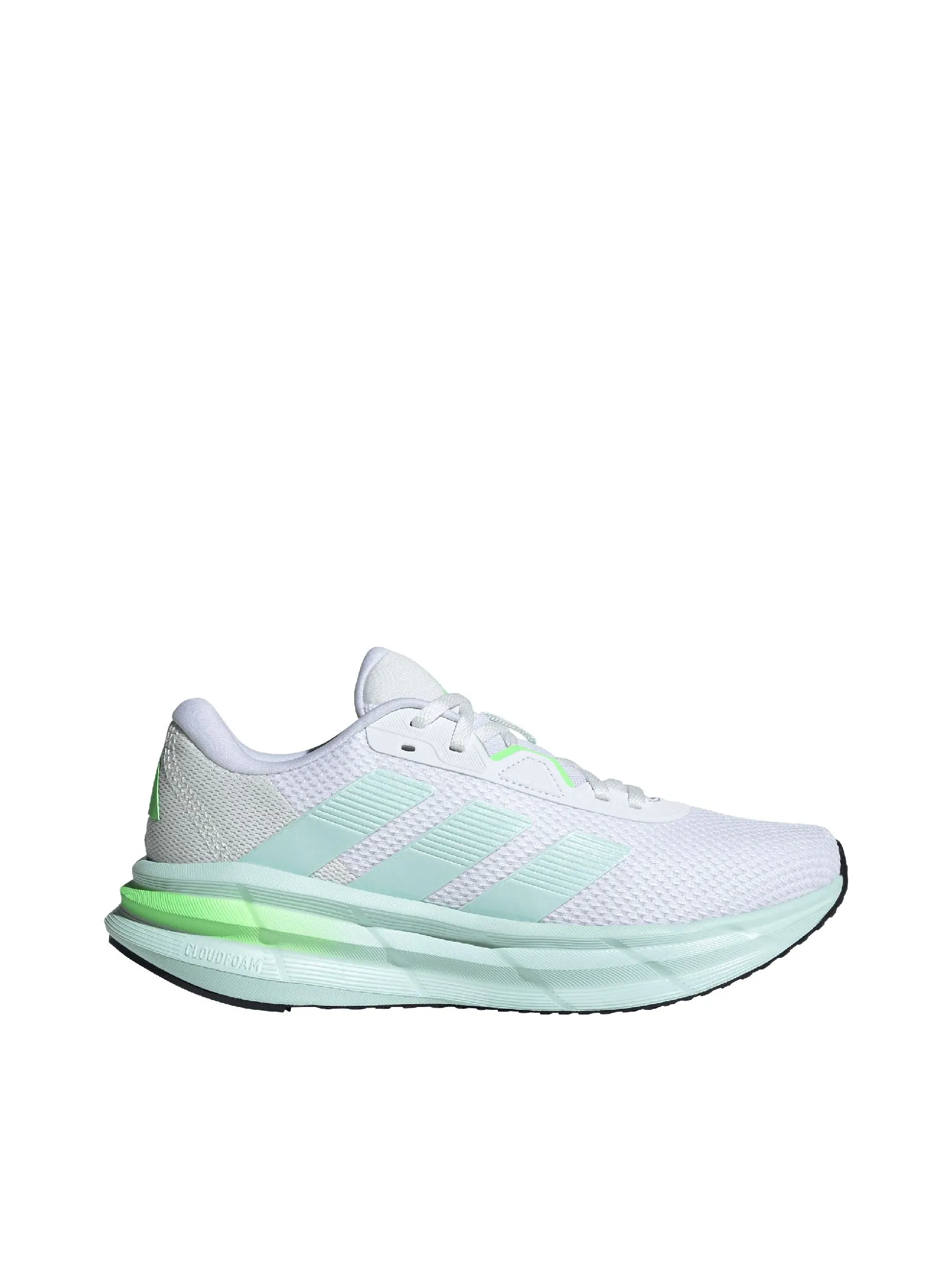 ADIDAS Women Running Shoes Galaxy 7 JQ2610 White / Ftwr White / Lime Burst / Halo Mint