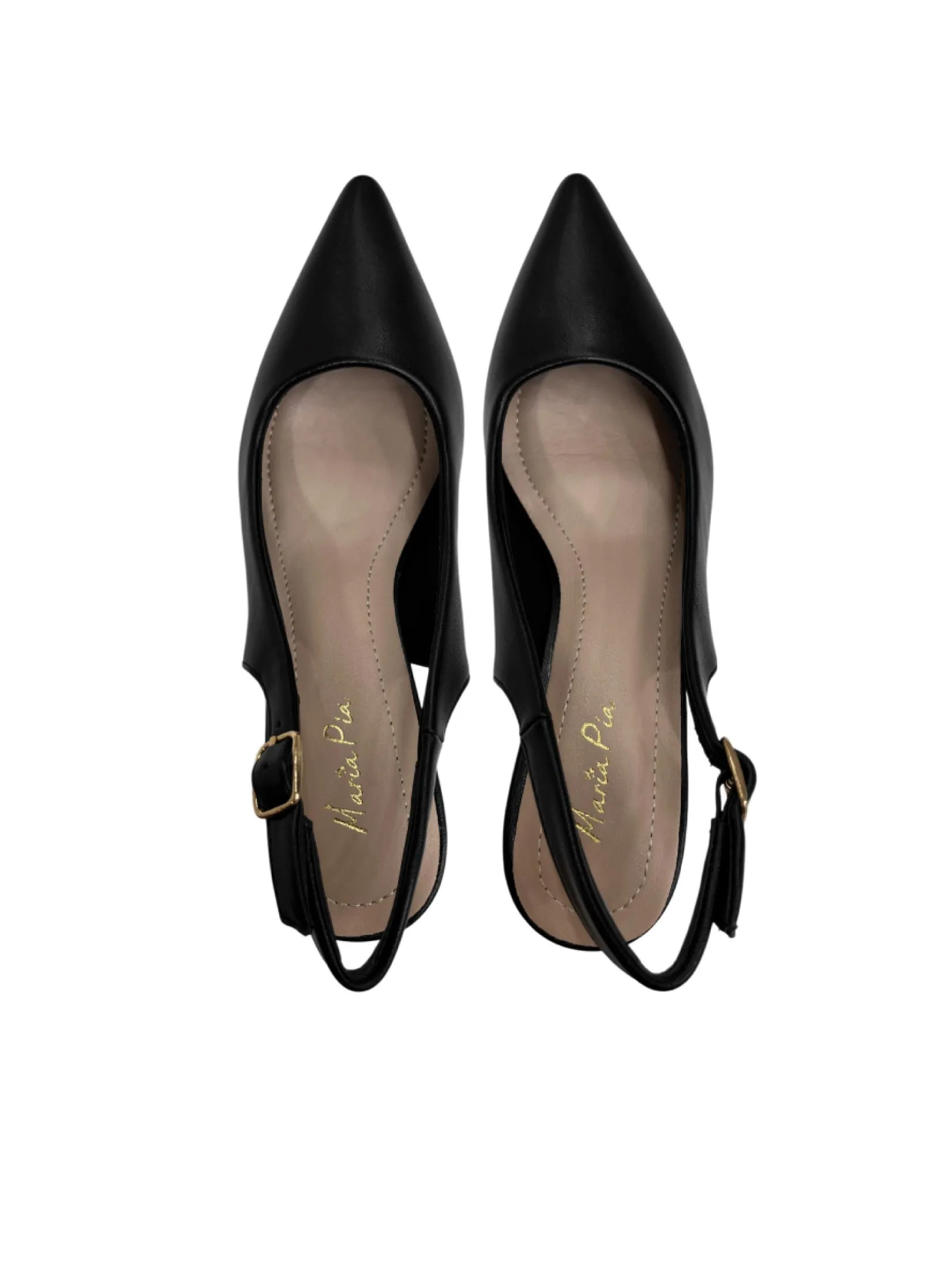 MARIA PIA Black High heel strappy sandals, model M75-22147