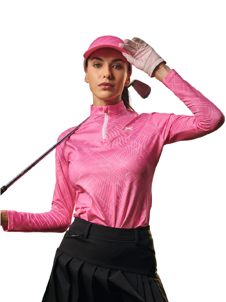 XOLO Pink WOMEN XOLO CIRCUIT POLO(040106)
