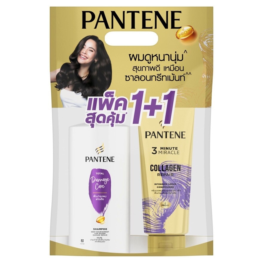 Pantene Total Damage Care Set (Shampoo 380 Ml.+Conditioner 250 Ml.)