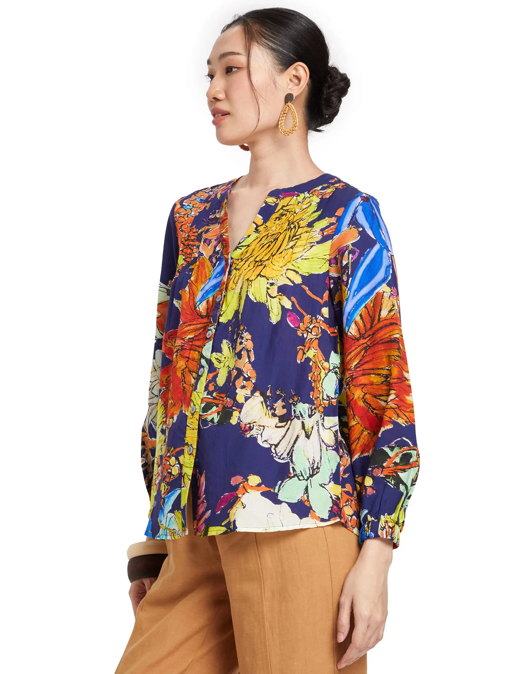 JOURNAL Women Blouse Long Sleeves Woven