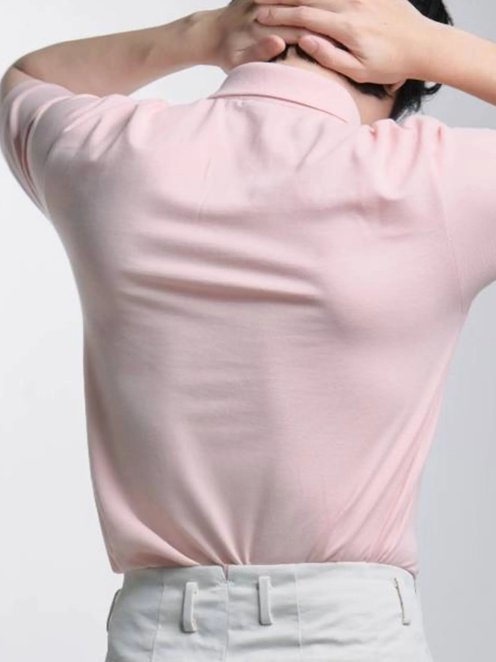 ERA-WON Men Polo Shirt Pink