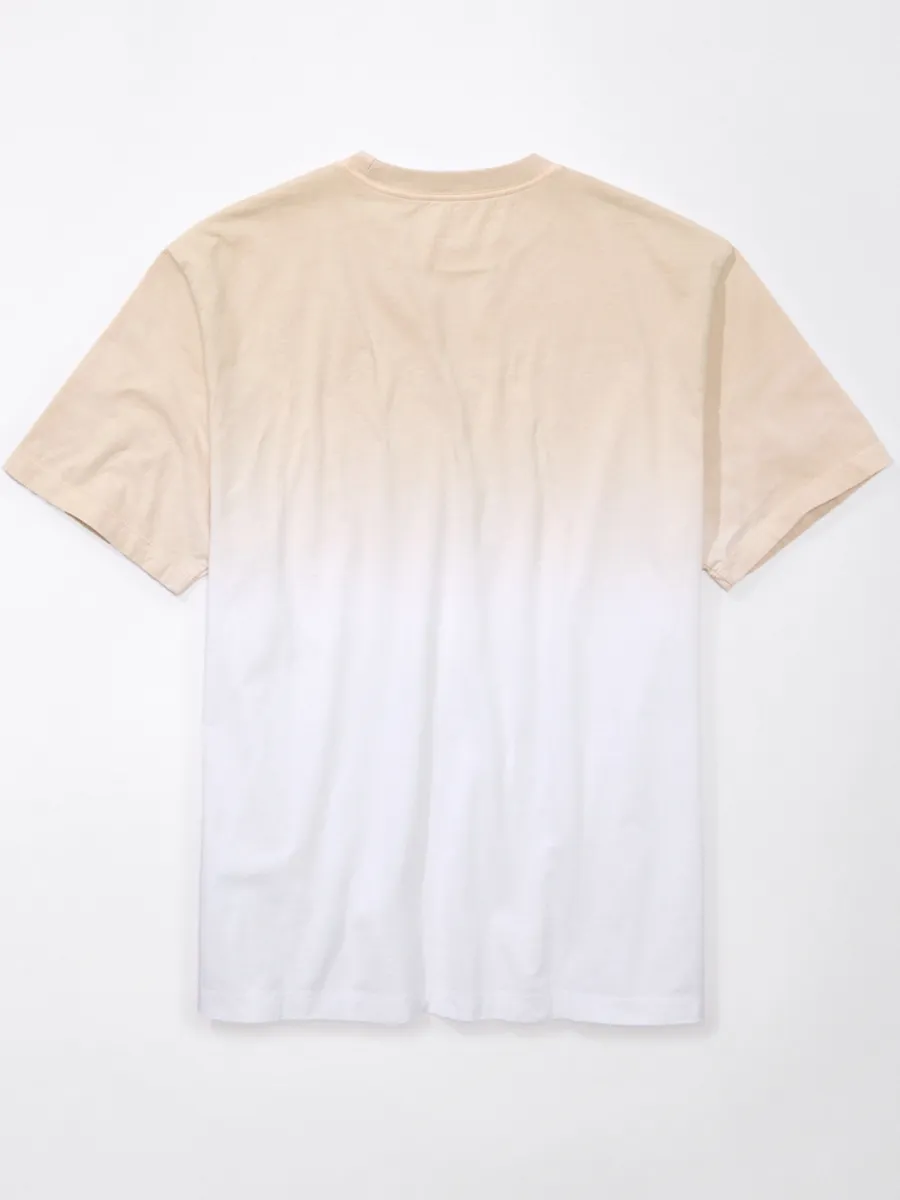 AMERICAN EAGLE MEN G SS SUM1 - BTS1  SET IN TEE- PC DYE + DIP 020 GRAY