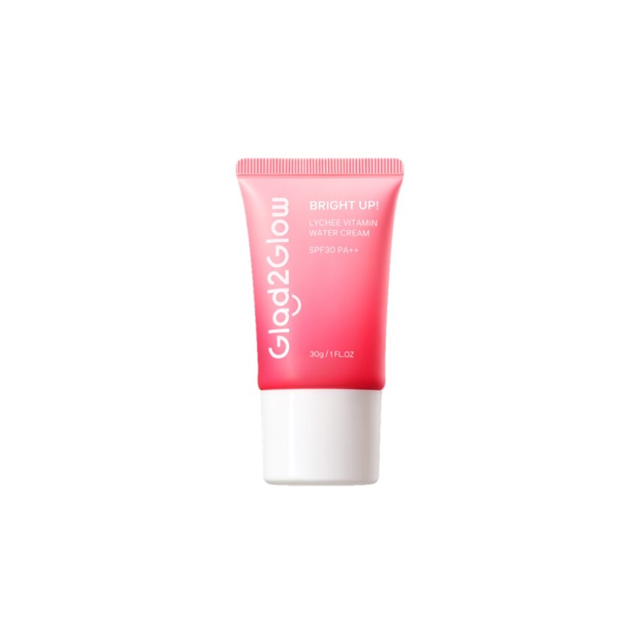 Glad2Glow Bright Up Lychee Vitamin Water Cream SPF30 PA++ 30 G. - Pink