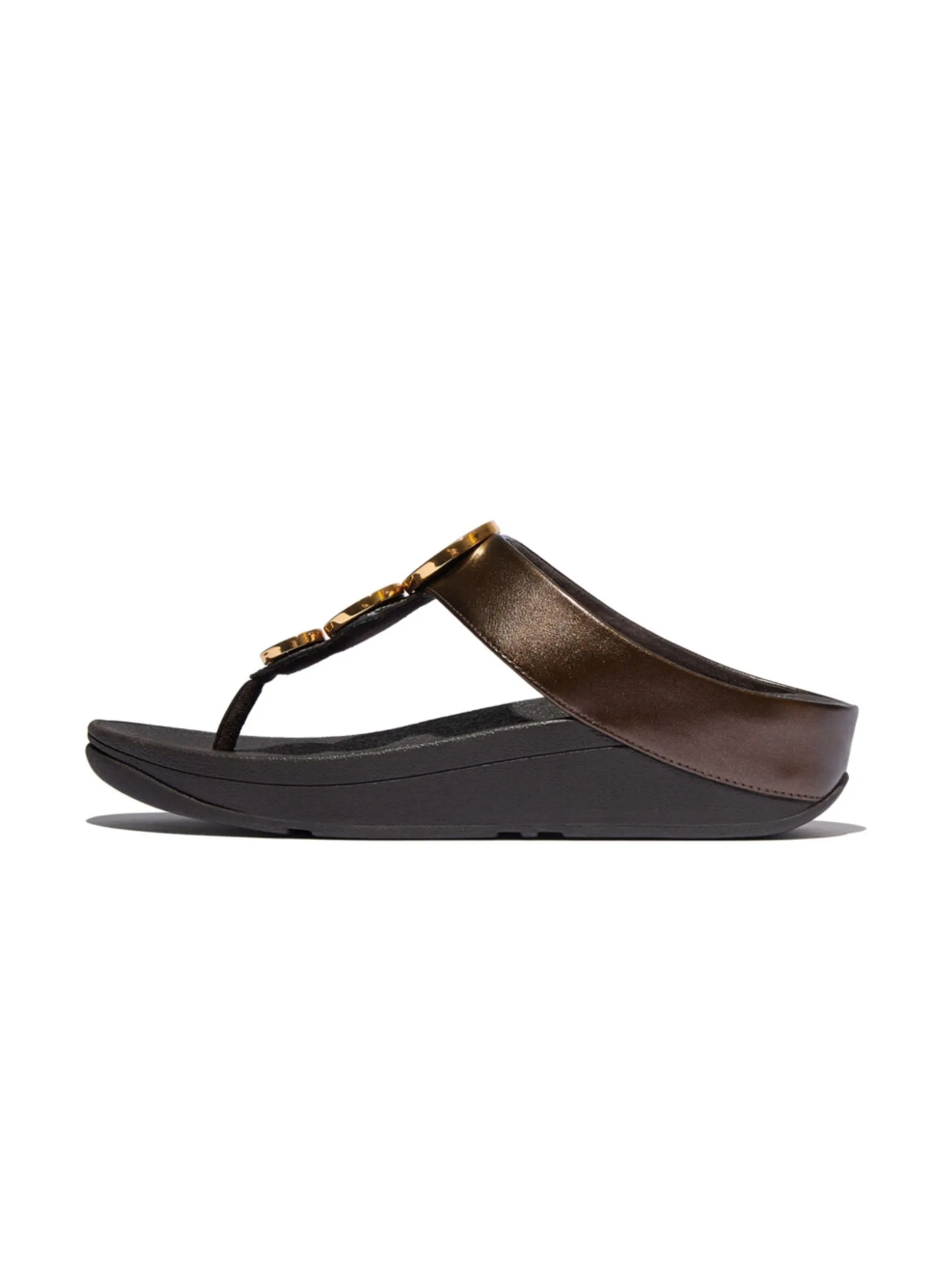 FitFlop™ WOMEN'S HALO BEAD-CIRCLE METALLIC BROWN