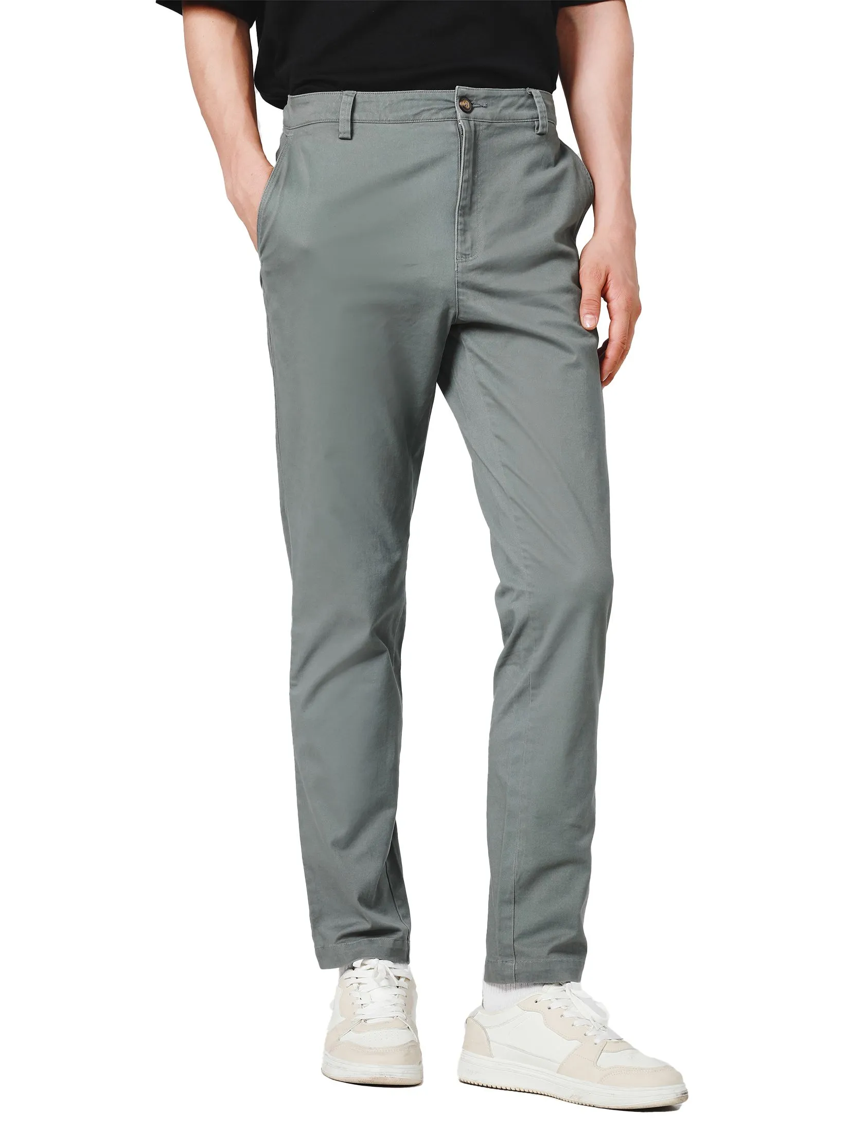 JOHN HENRY Men's Pants (Slim Fit) ICONIC AF Grey