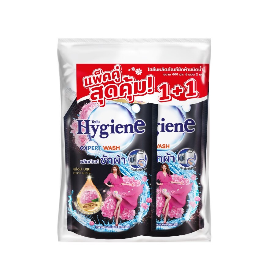 Hygiene Liquid Detergent Expert Wash Peony Bloom Refill 600 Ml.X2 - Black