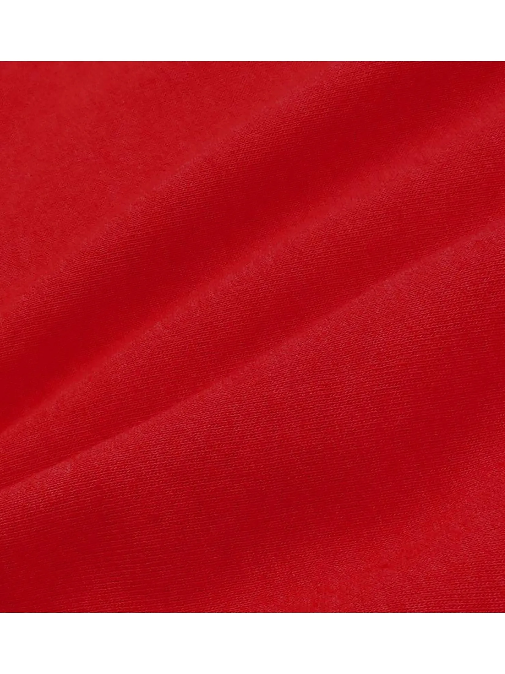 SPORTY & RICH Unisex Crewneck Varsity Crest - Ruby/White