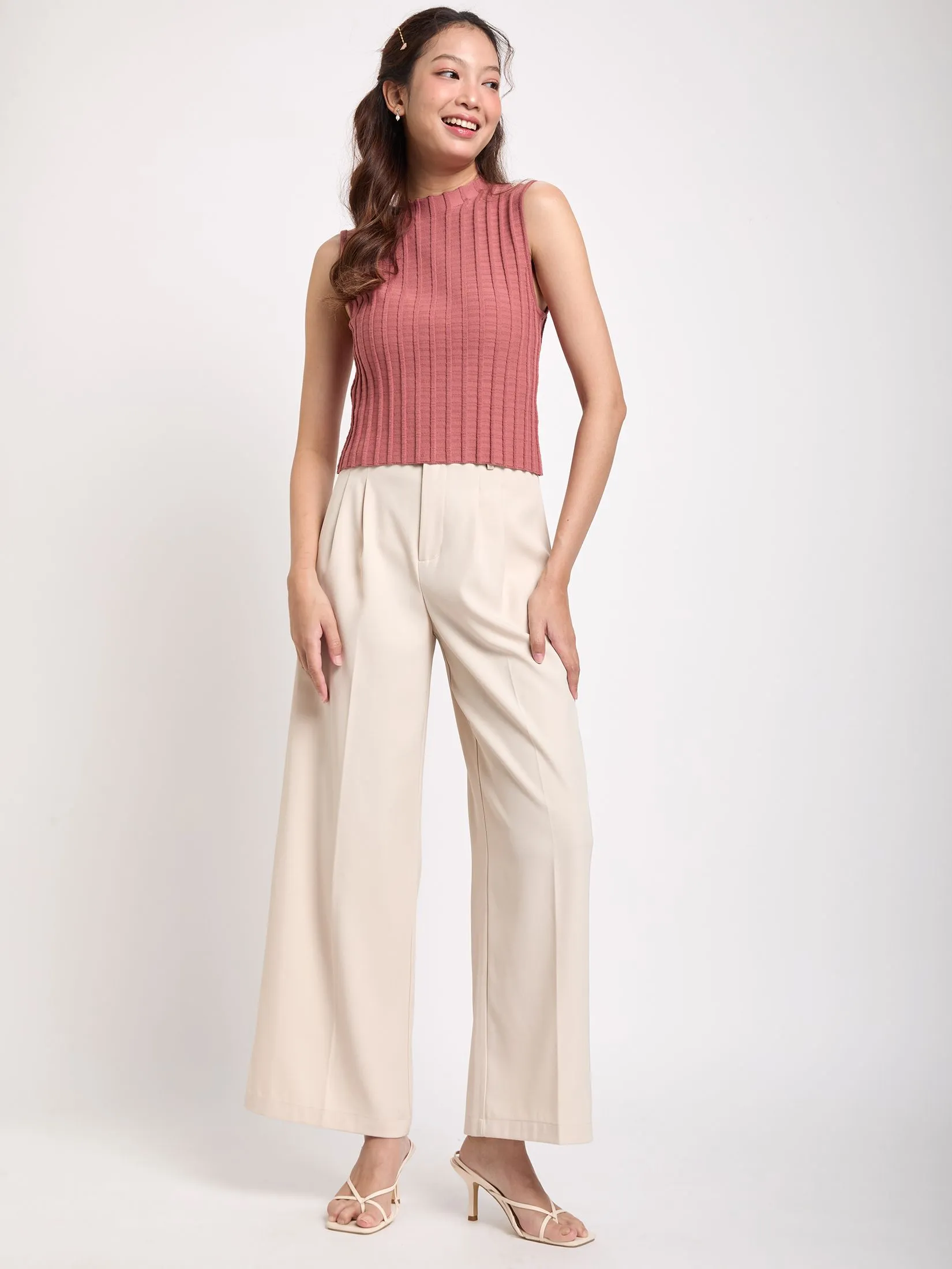 LOLITA Women Top Sleeveless Textured Knit