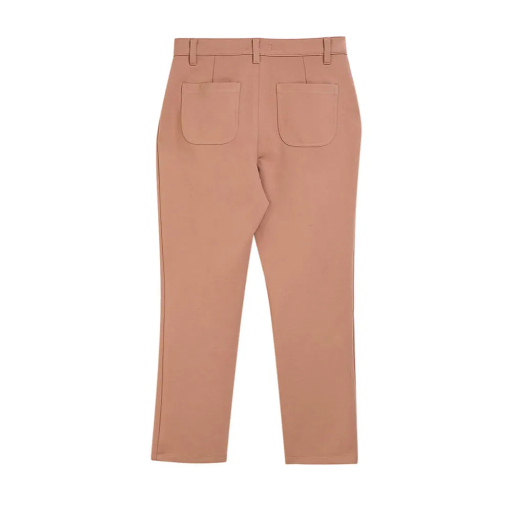 CIERA Beige Taper Knit Pants No.131225-B