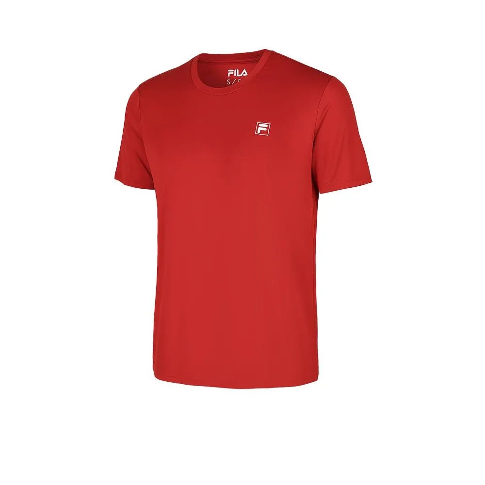 FILA Men Training T-Shirt Iconic Red - FI039AP084EMTH