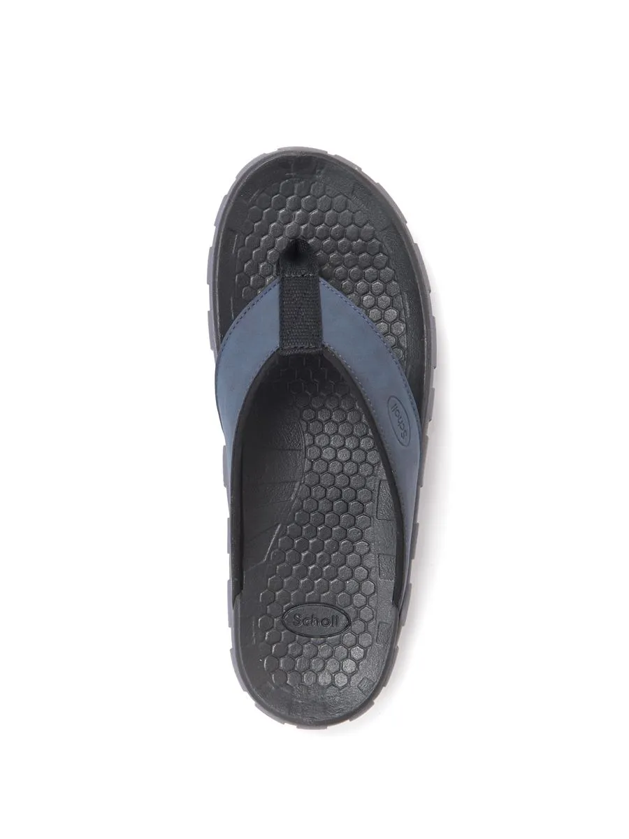 SCHOLL Navy Thong Sandals Unisex - Jaxon