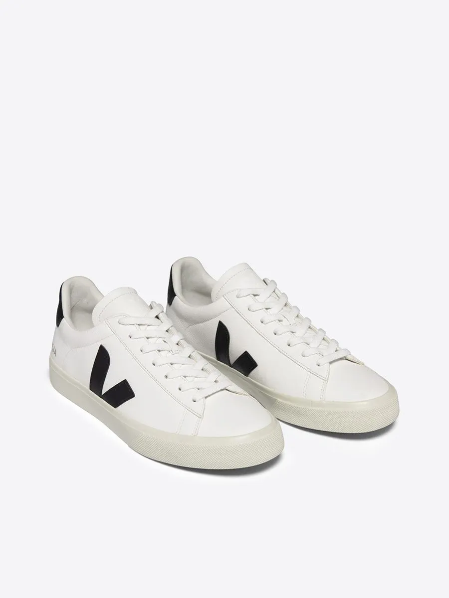 VEJA Women Sneaker Campo Chromefree Leather Extra White Black