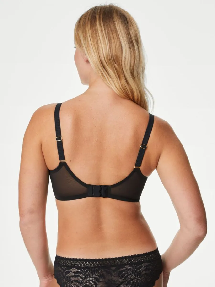 MARKS & SPENCER Women Bra Flexifit Lace Non Wired Minimiser