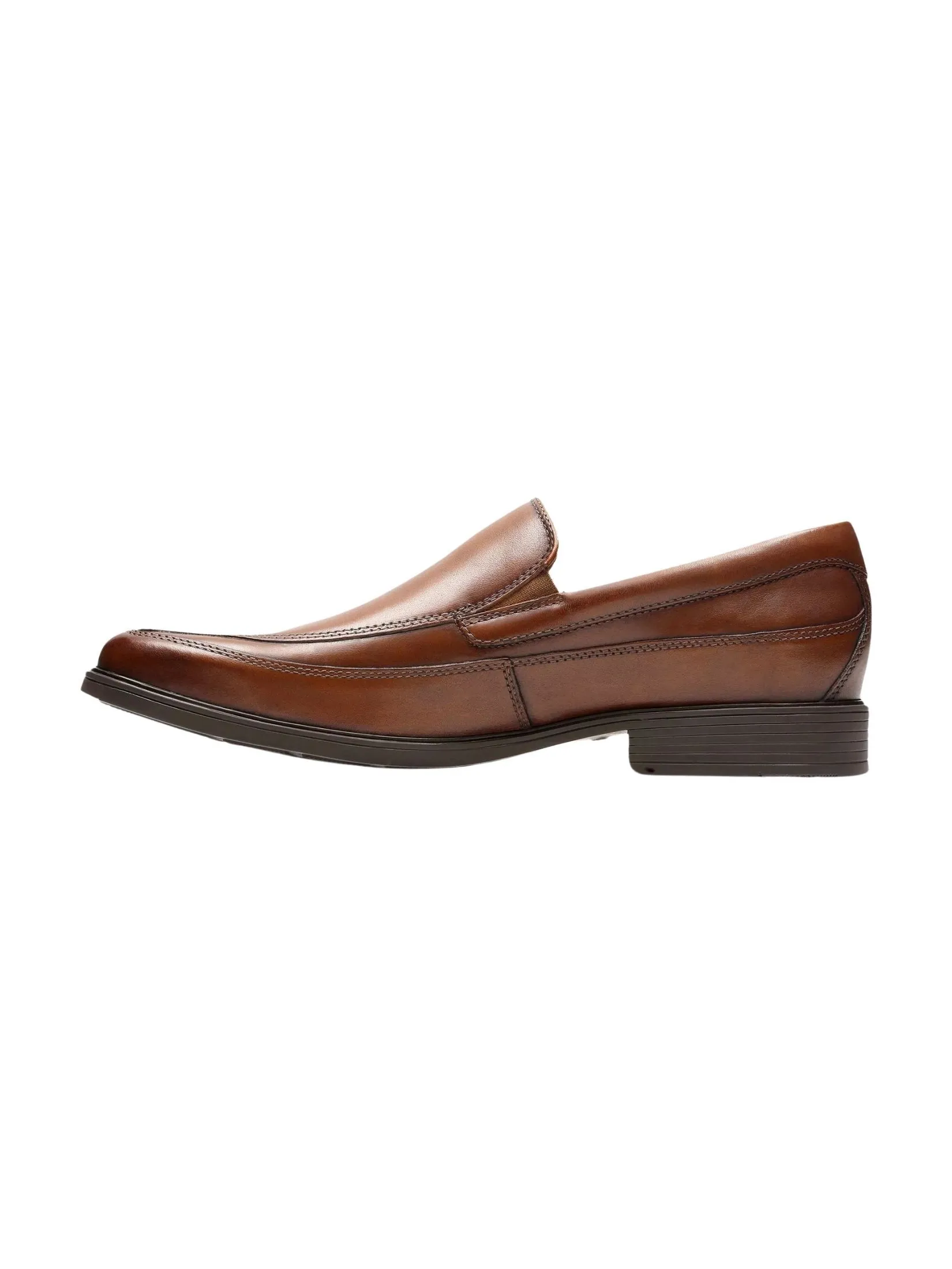 CLARKS TILDEN FREE Dark Tan Leather Men’s Leather Loafers