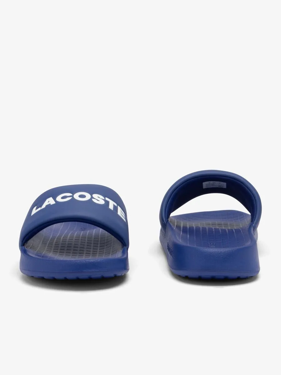 LACOSTE Blue Men’s Serve Slide 1.0 Fabric