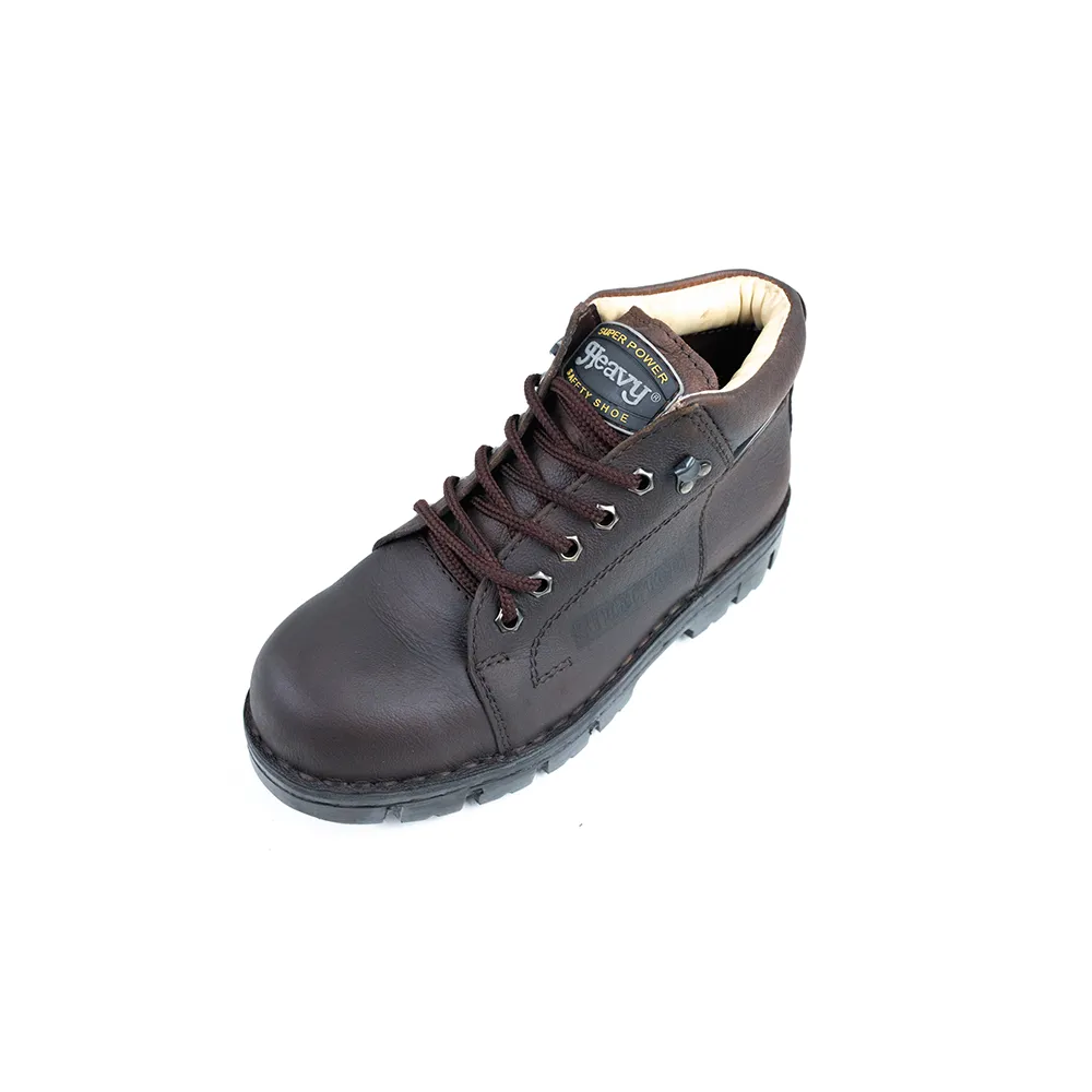 HEAVY Brown Leather Safety Shoes VD3743