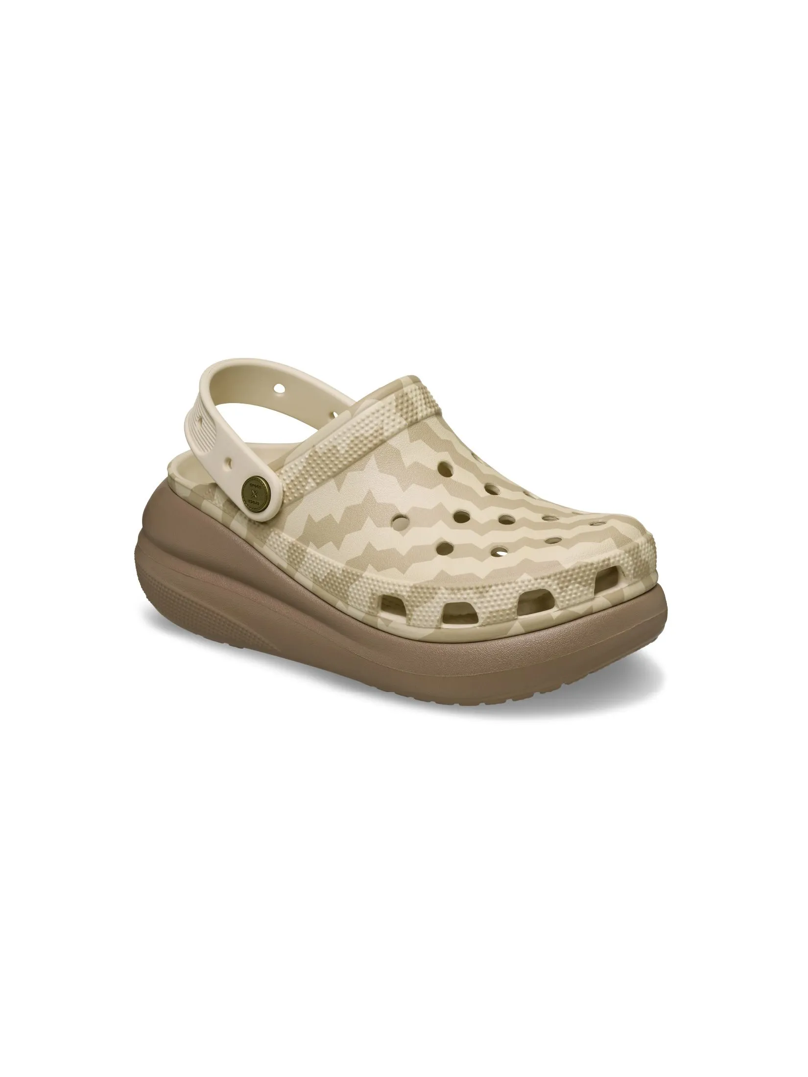 CROCS UNISEX CRUSH EASY ELEGANCE CLOG - LATTE