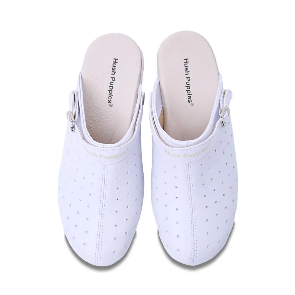 HUSH PUPPIES Women's Shoes  Basic Mule HP RWSBB81X2W - WHITE Slip-ons & Mules