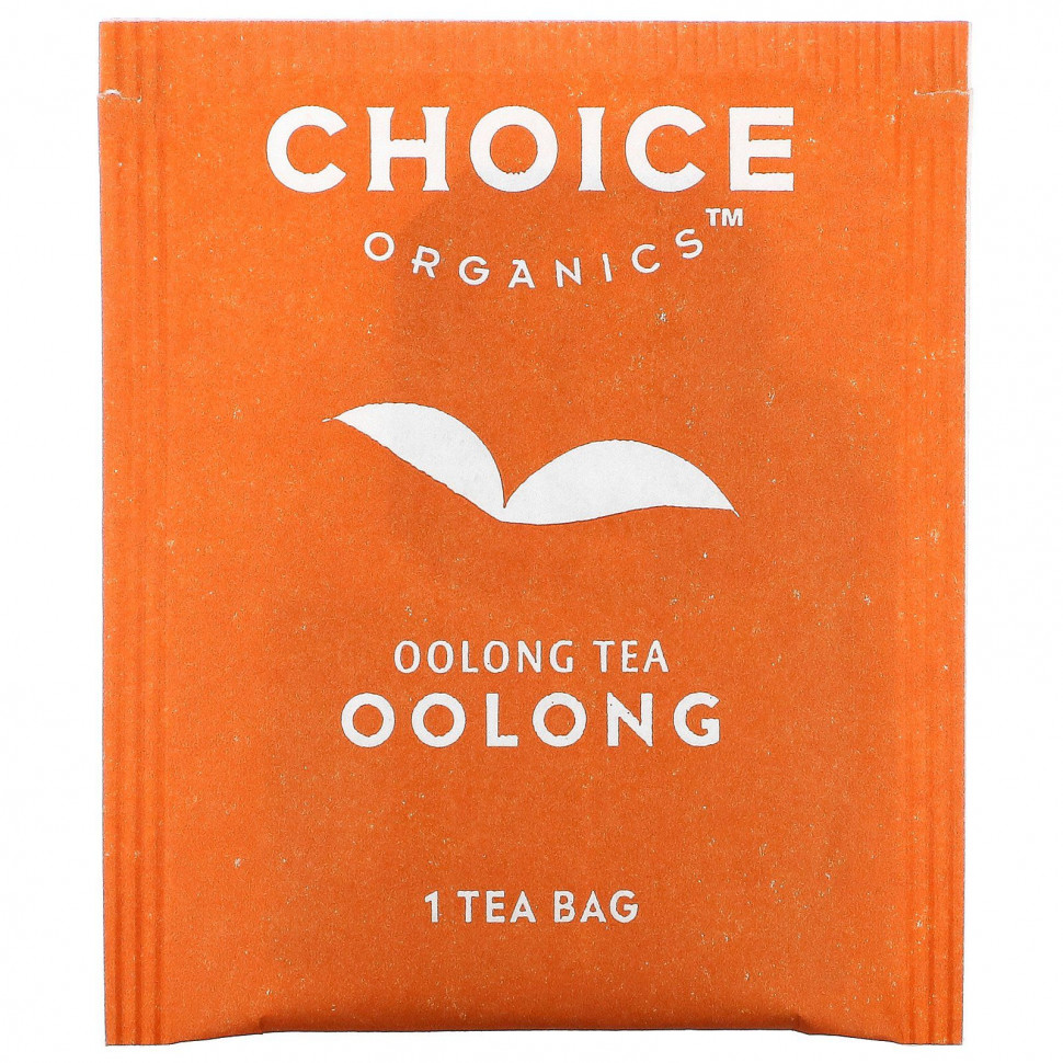 Choice Organic Teas, Oolong Tea, улун, 16 чайных пакетиков, 32 г (1,12 унции)