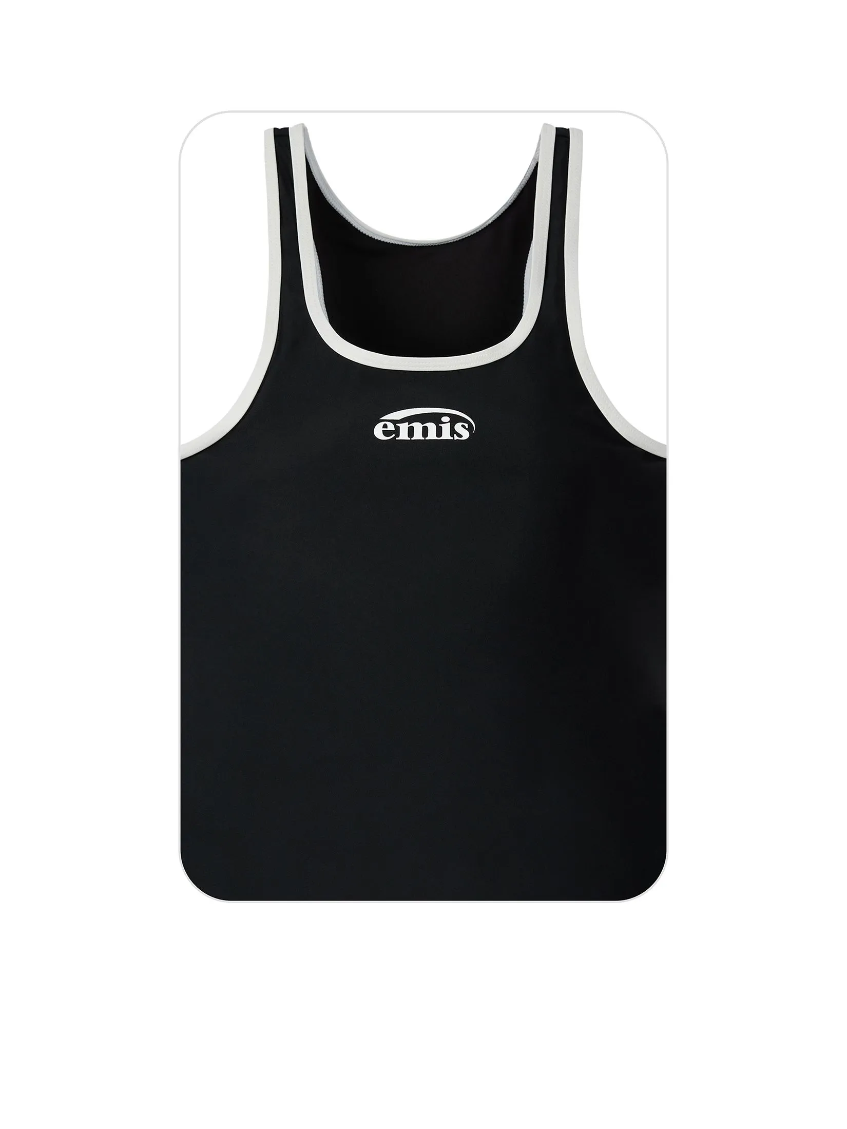 EMIS Women Swimsuit Racer Back Black