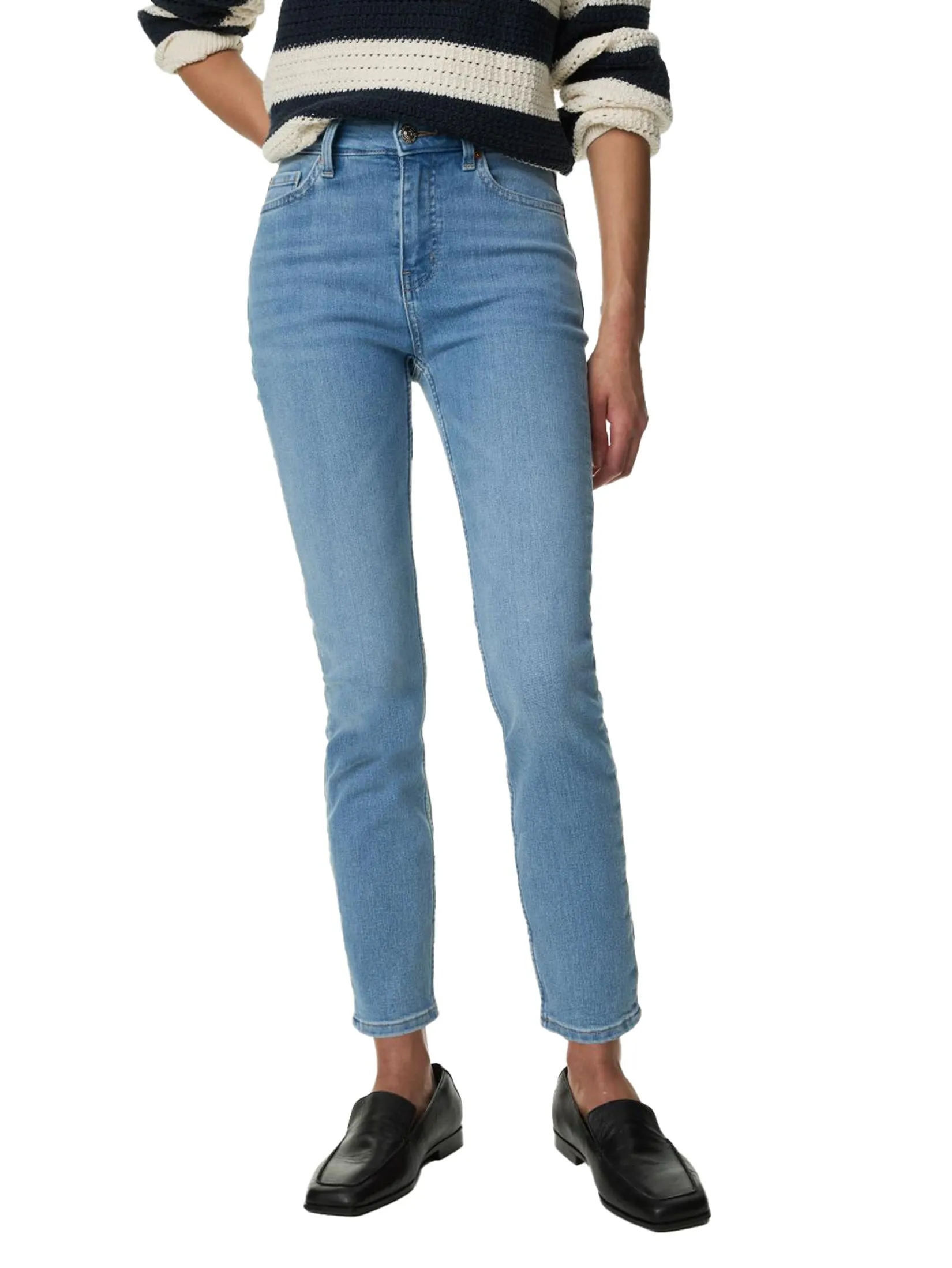 MARKS & SPENCER Women Jeans Slim Fit With Stretch Lily Light Indigo