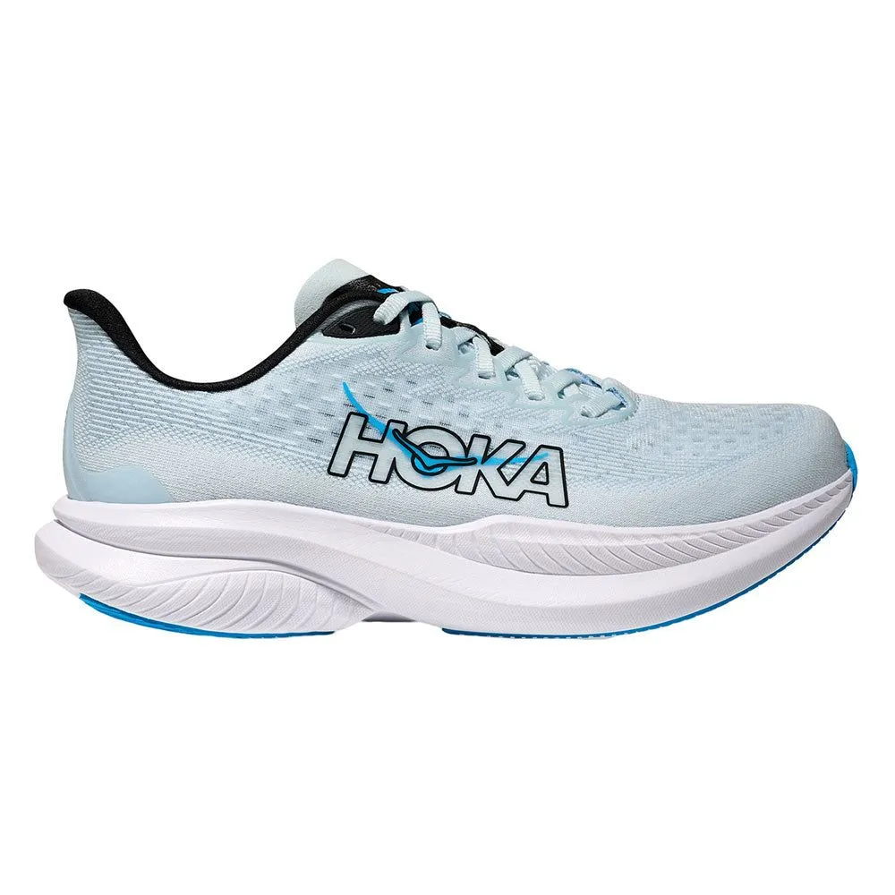 HOKA Women Running Shoes Mach 6 Wide Blue - HO229SH127ELTH
