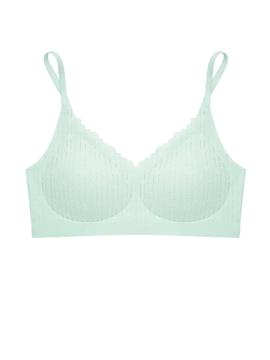 SABINA Twenty Five Seamless Wireless Bra - Light Green