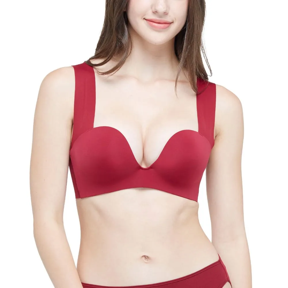 WACOAL Red Wireless Bra Smart Size WB3Y27