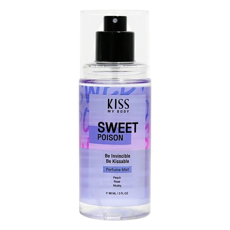 Kiss My Body Perfume Mist Sweet Poison 88 Ml. สเปรย์น้ำหอม