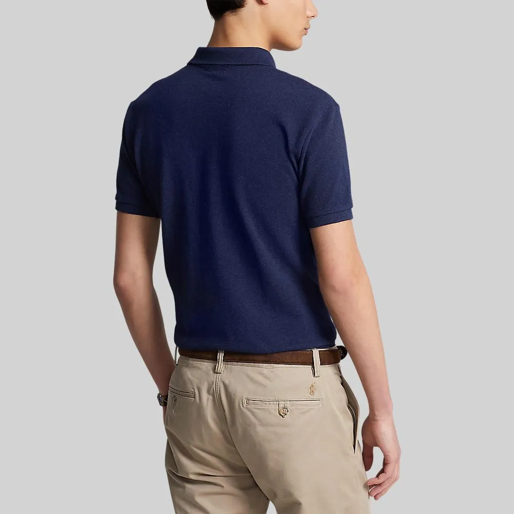 POLO RALPH LAUREN POLO-Custom Slim Fit Mesh Polo Shirt MNPOKNI1N822066 410 NAVY-410